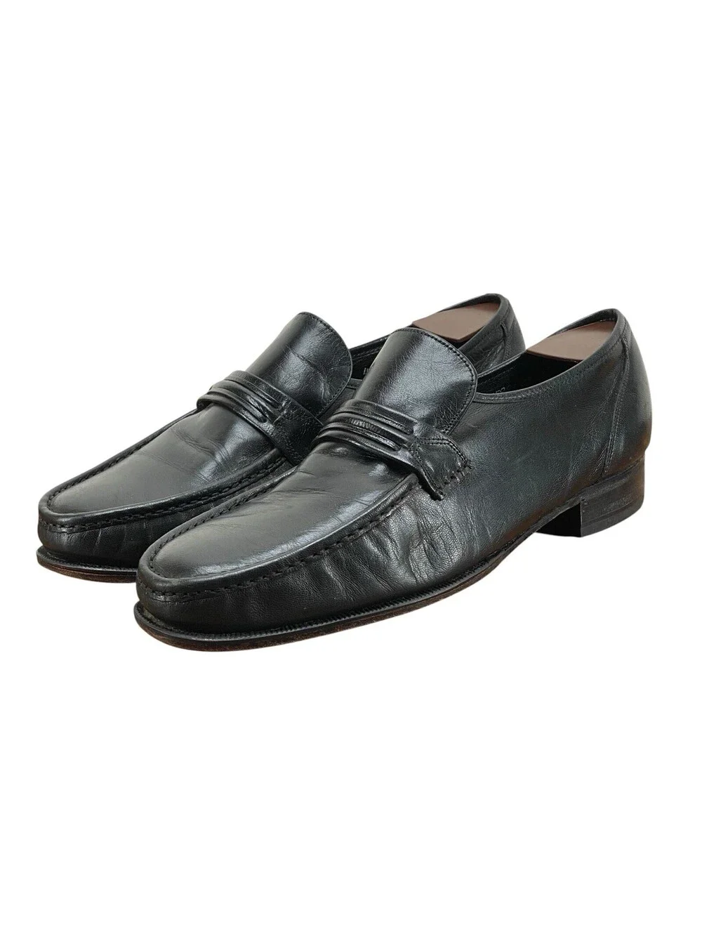 Florsheim Imperial Kenmoor Loafers 23242 Black Leather Penny Slip On Men’s 9.5 D